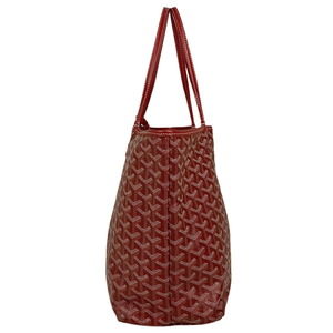 Goyard Shoulder Red Canvas Reversible Saint PM Louis Bag